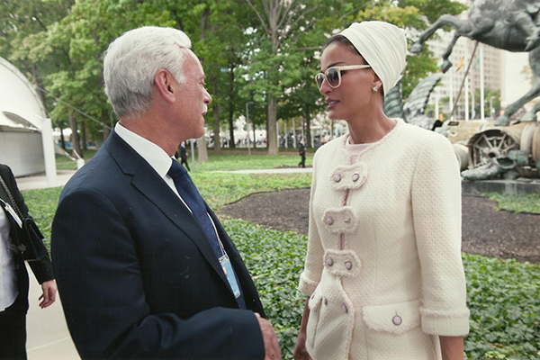 Marcio Barbosa, Sheikha Moza bint Nasser, United Nations.